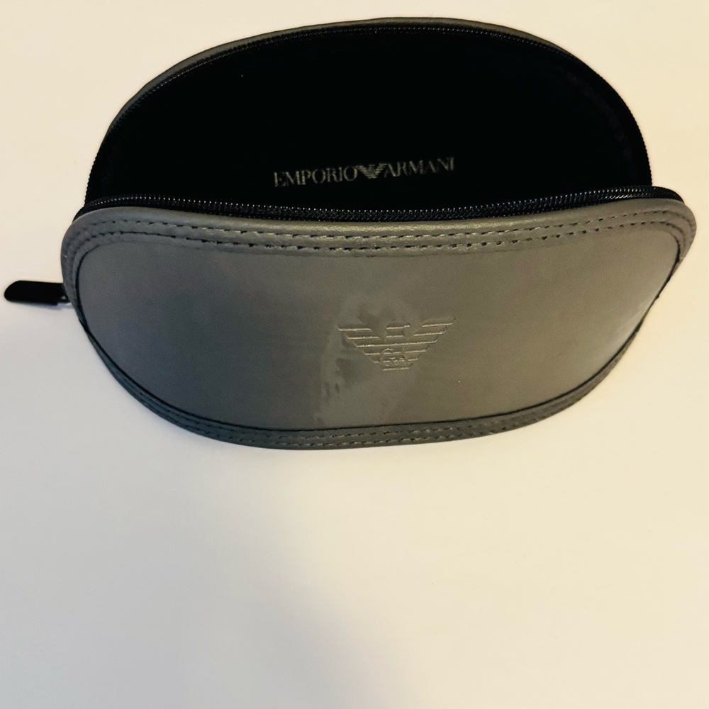 Emporio Armani Charcoal and Black sunglasses‎ case